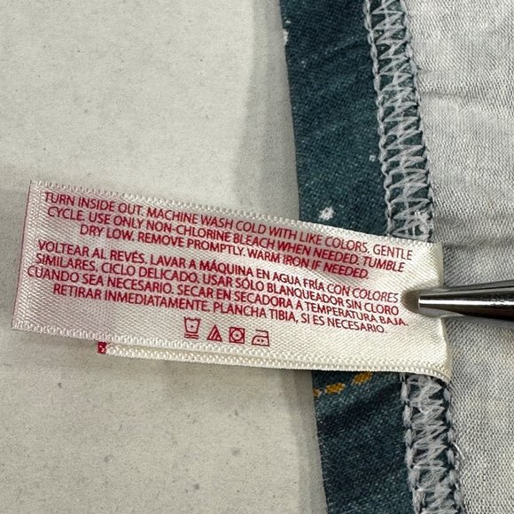 No Bo Women's Size 7 Large Panty Hipster Looks Like Jeans Blue New With Tags - Picture 5 of 10